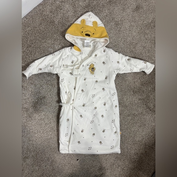 Disney Other - Vintage Y2K Disney Winnie the Pooh baby bunting infant hooded sack 0-6 months